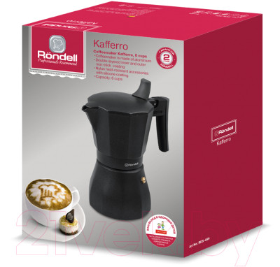 Гейзерная кофеварка Rondell Kafferro RDS-499 - фото 7 - id-p220004797