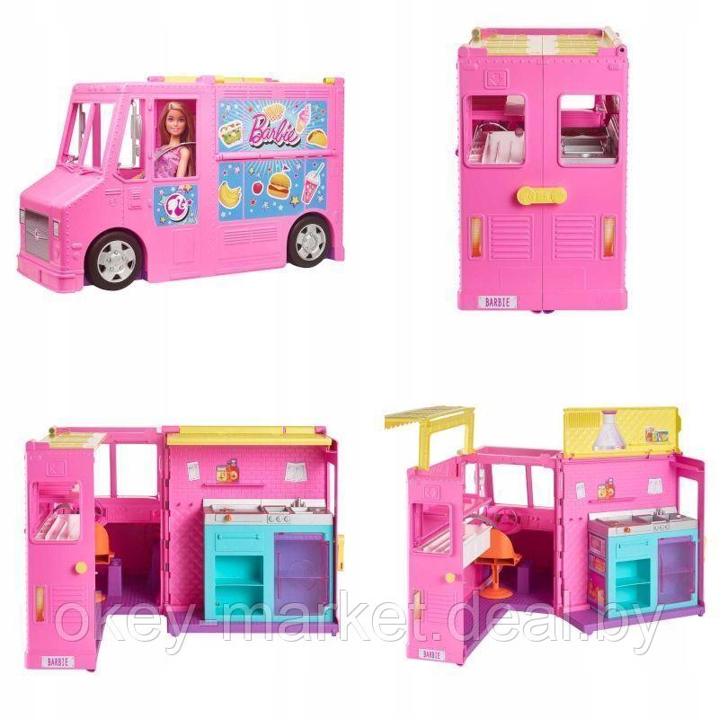 Игровой набор Barbie раскладной Фургон Food Truck GWJ58 - фото 10 - id-p197129348