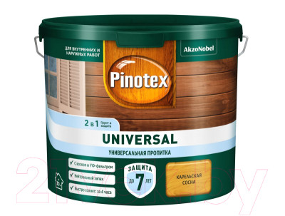 Пропитка для дерева Pinotex Universal 2в1 - фото 2 - id-p219967710