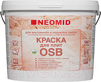 Краска Neomid Для плит OSB. Для внутренних и наружных работ