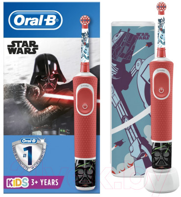 Электрическая зубная щетка Oral-B Vitality D100 Kids Star Wars - фото 2 - id-p219980427