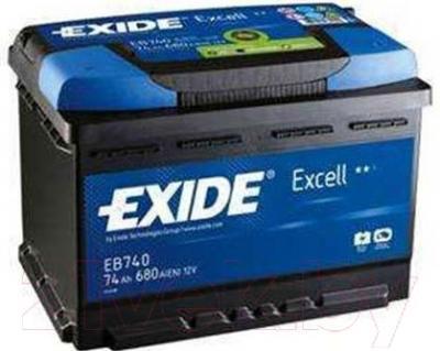 Автомобильный аккумулятор Exide Excell EB741 - фото 1 - id-p219979393