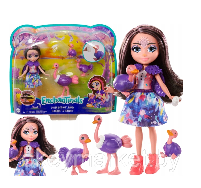 Кукла Enchantimals Офелия Страусси GTM32