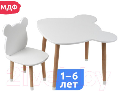 Комплект мебели с детским столом Mega Toys Мишка / 71024/70024 - фото 8 - id-p219965478