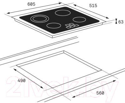 Комплект встраиваемой техники Teka HBB 720 BK + TT 6415 - фото 5 - id-p220015557