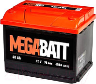 Автомобильный аккумулятор Mega Batt R+ 480A / 6СТ-60АзЕ