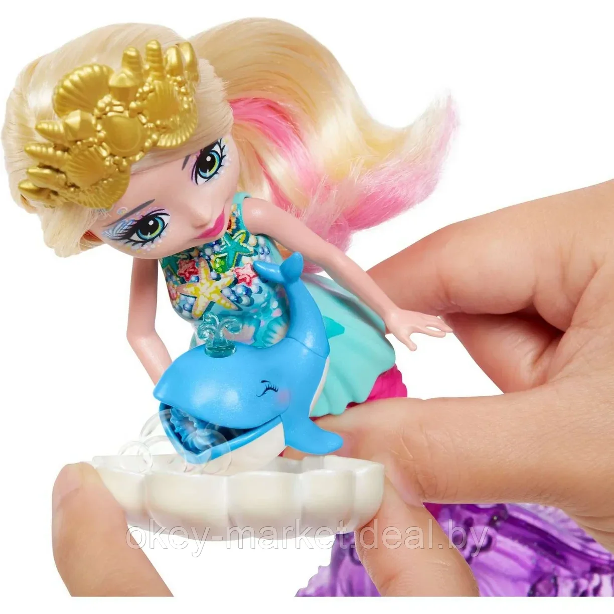 Кукла Enchantimals Русалочка с волшебными пузырьками HFT24 - фото 3 - id-p220020868