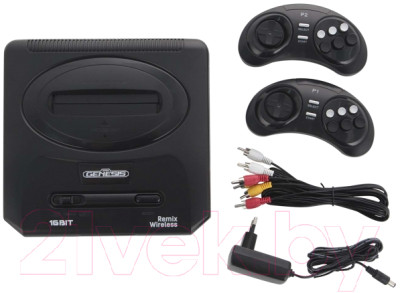 Игровая приставка Retro Genesis Remix Wireless (8+16Bit) 600 игр - фото 5 - id-p219977204
