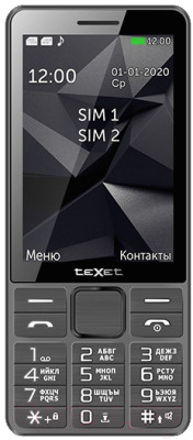 Мобильный телефон Texet TM-D324 - фото 1 - id-p219983448