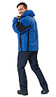 Куртка утепленная зимняя мужская  Скай (цвет василек), фото 2