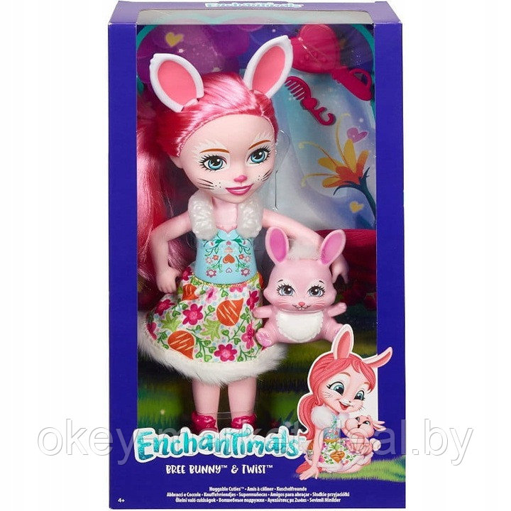 Игровой набор Mattel Enchantimals Большая кукла с любимой зверюшкой - фото 9 - id-p117744447