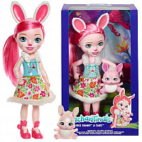 Игровой набор Mattel Enchantimals Большая кукла с любимой зверюшкой