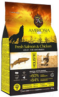 Сухой корм для собак Ambrosia Grain Free для мелких пород с лососем и курицей / U/ASC6