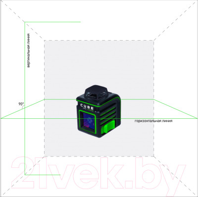 Лазерный нивелир ADA Instruments Cube 360 Basic Edition Green / A00672 - фото 5 - id-p220011054
