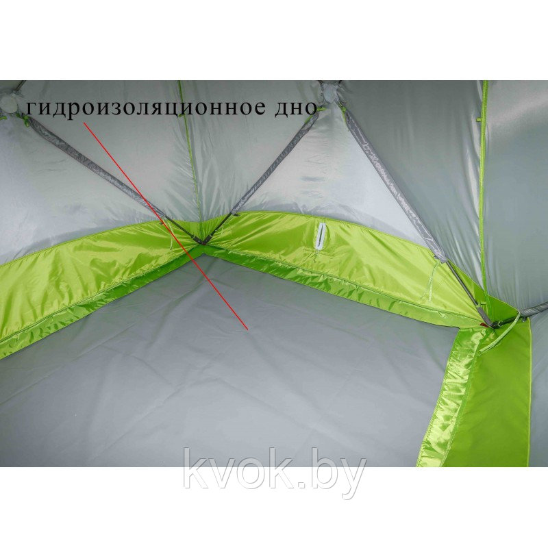 Зимняя палатка ЛОТОС КУБ 4 Компакт Термо (2,60x2,10x1,88 м) - фото 5 - id-p220021536