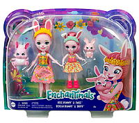 Набор игровой Enchantimals Сестрички с питомцами Бри и Беделия Кроля HCF84