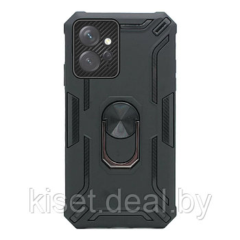 Гибридный противоударный чехол Defender Case для Xiaomi Redmi Note 12 4G черный