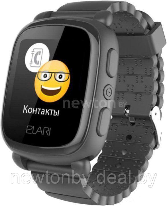 Умные часы Elari KidPhone 2 (черный) - фото 1 - id-p220022363