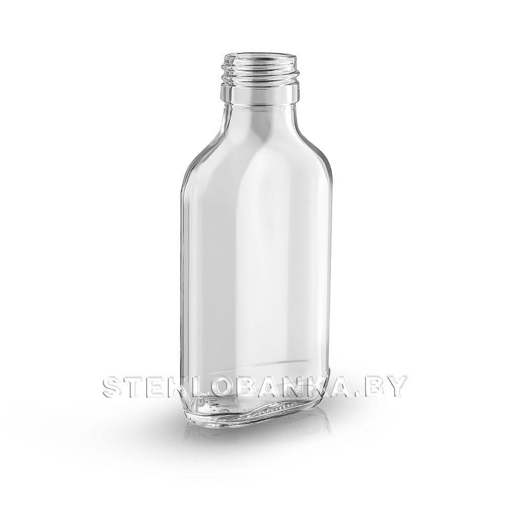 Стеклянная бутылка 0,100 л. (100 мл.) Пляшка - фото 1 - id-p200643479