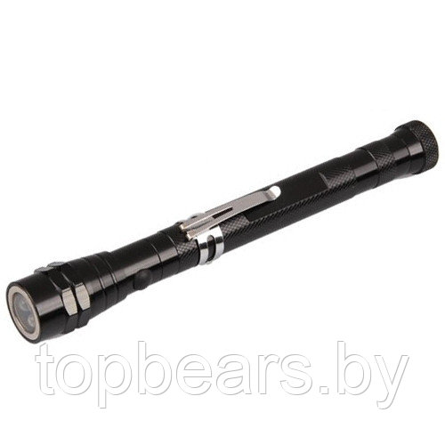 Гибкий фонарик с телескопической ручкой с магнитом / Тактический светодиодный фонарь раздвижной - фото 4 - id-p220022612