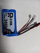 Derb Аккумулятор Li-Ion DERB 7.4V 3400мАч 15C