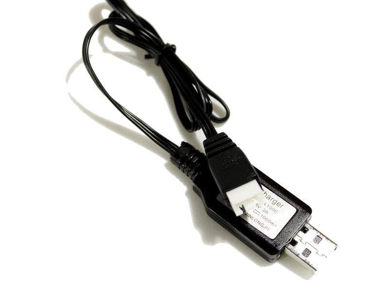 Зарядное устройство USB 7.4V для автомоделей WPL B-14, B-24, C-14, C-24, B-16, B-36 - фото 1 - id-p220022579