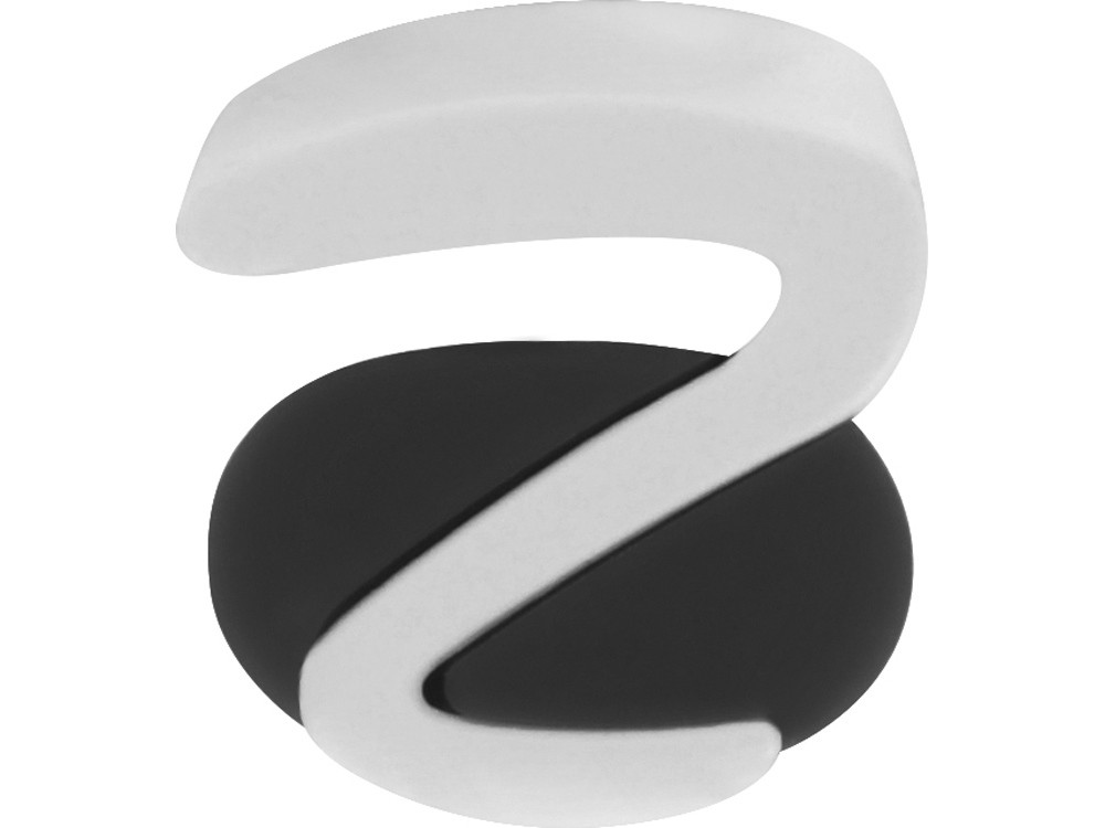 Ручка пластиковая soft-touch шариковая Zorro, черный/белый - фото 6 - id-p220022868