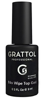 Grattol Топ без липкого слоя c УФ фильтром No Wipe Top Gel