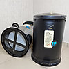 Контейнер для мусора с педалью 18 л. Shafagh / Мусорное ведро, нержавеющая сталь, черное матовое покрытие, фото 6