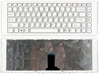 Клавиатура для ноутбука Sony VPC-EG, белая, с рамкой, US