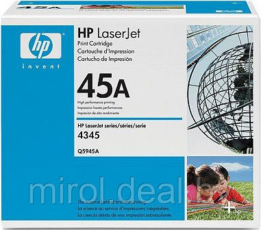 Тонер-картридж HP 45A (Q5945A) - фото 1 - id-p220026141