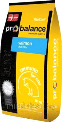Сухой корм для кошек ProBalance Immuno с лососем - фото 1 - id-p220028253