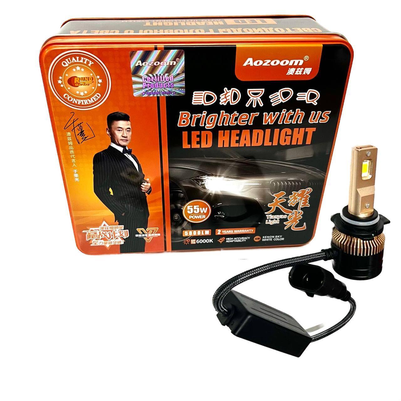 Светодиодные лампы HB3 в головной свет Aozoom