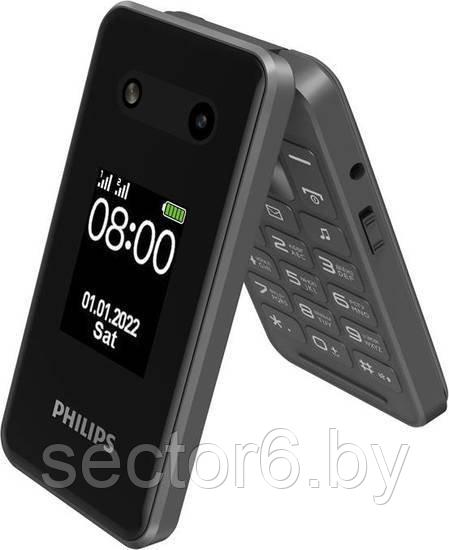 Кнопочный телефон Philips Xenium E2602 (темно-серый) - фото 2 - id-p220030080