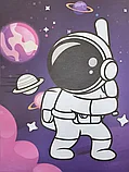 Раскраска с наклейками Весёлый Космос, фото 4