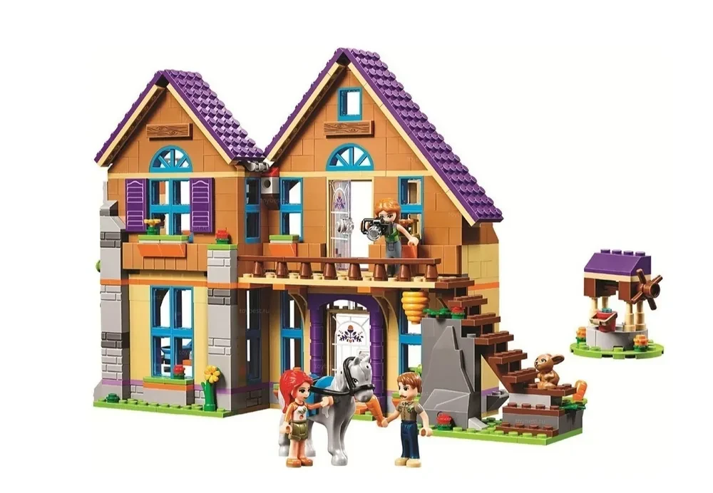 3020/11204 Конструктор Friends Френдс 2 в 1 "Дом Мии", Коттедж 796 деталей, аналог LEGO 41369 - фото 3 - id-p220036060