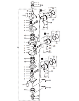 Подшипник Тохатсу М40- М50 Tohatsu 3C8-00114-0