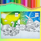 Раскраска с наклейками роботы "Трансформеры", фото 3