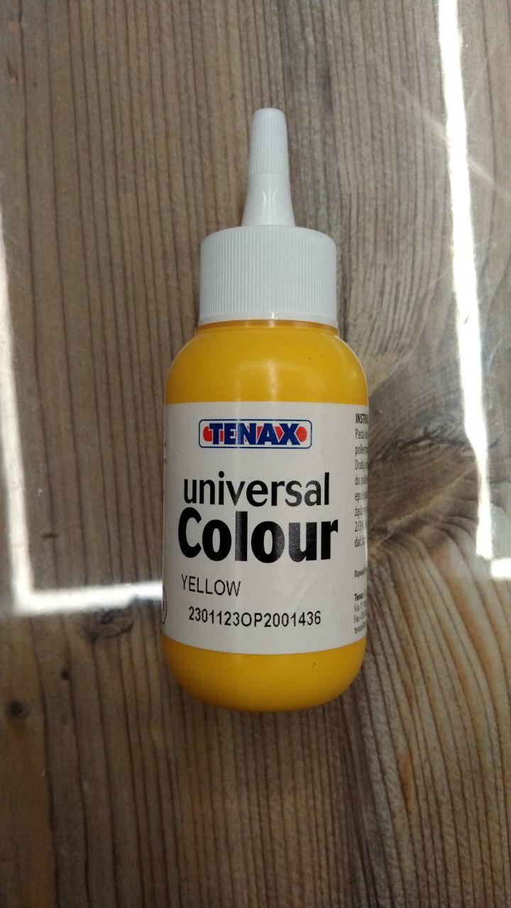 Универсальный краситель- колер клея Universal Colour (желтый/пастообразный) 0,075л, Tenax - фото 1 - id-p220036802