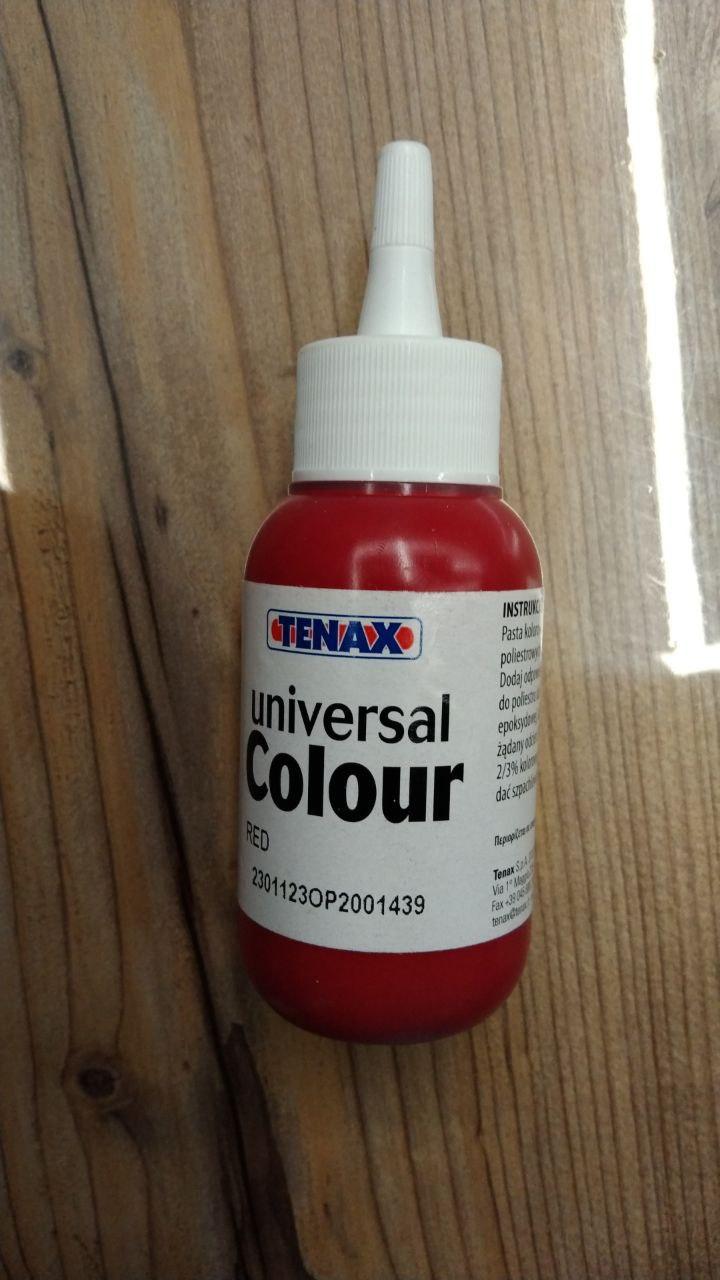 Универсальный краситель- колер клея Universal Colour (красный/пастообразный) 0,075л, Tenax - фото 1 - id-p220036803