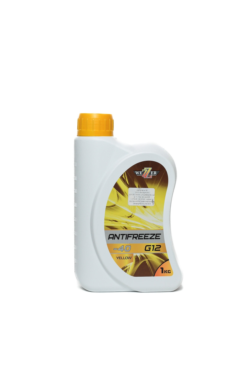 Антифриз желтый Wezzer Antifreez-40 Yellow G-12 1кг 4633099 - фото 1 - id-p219509636