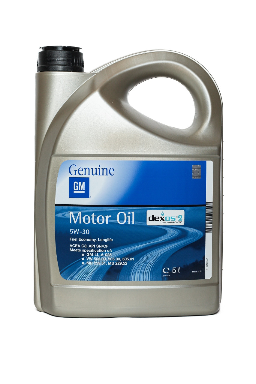 Моторное масло GM (General Motors) Longlife Dexos 2 5W-30 5л 93165557