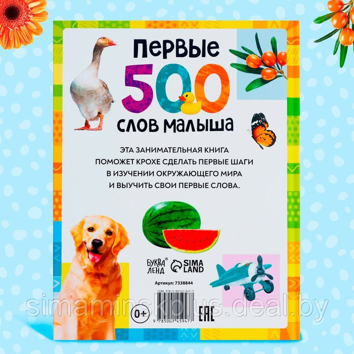 Книга в твёрдом переплёте «Первые 500 слов малыша», 80 стр. - фото 6 - id-p220038582