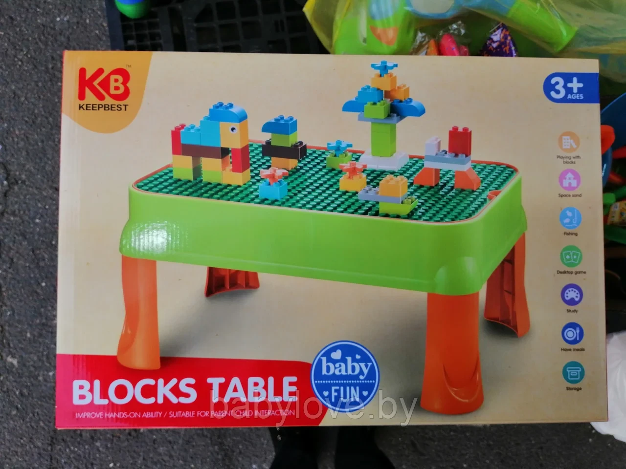 Детский стол для конструктора лего lego 9193 , 330 деталей - фото 3 - id-p220038983
