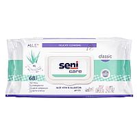 Салфетки влажные Seni Care Aloe Vera (68 шт.)