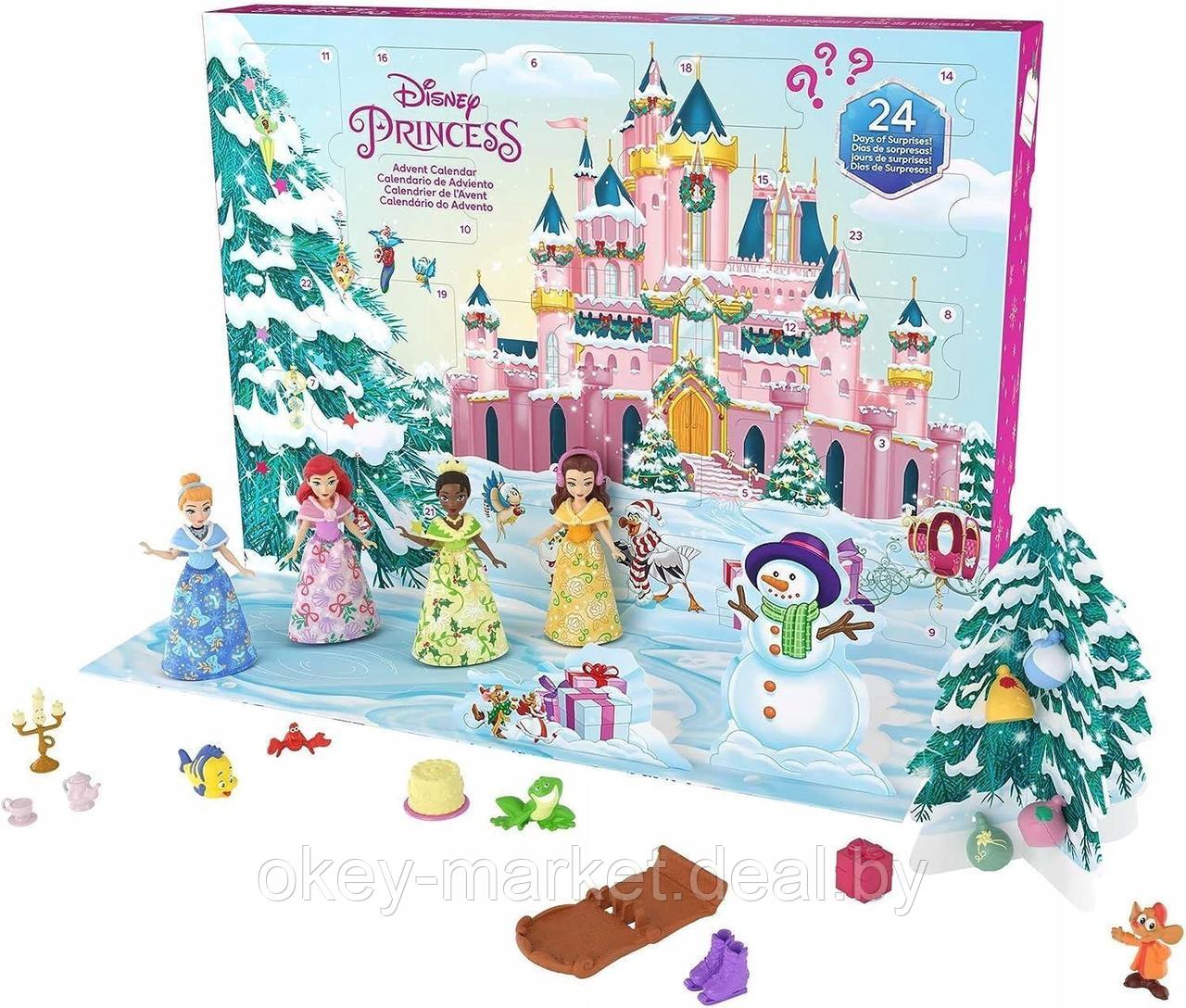 Адвент календарь Mattel Disney Princess HLX06 - фото 1 - id-p220039227