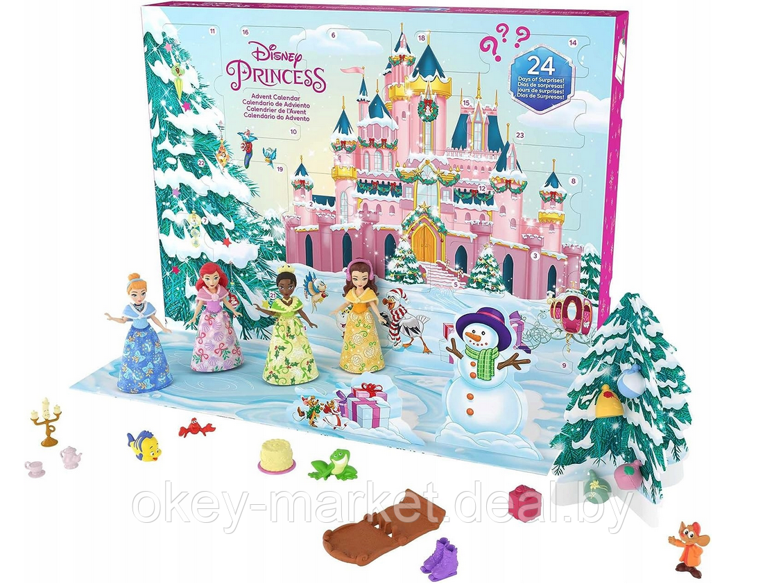 Адвент календарь Mattel Disney Princess HLX06 - фото 10 - id-p220039227