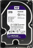 Жесткий диск 3Tb Western Digital WD30PURZ Purple (SATA 6Gb/s, 5400rpm, 64Мb)