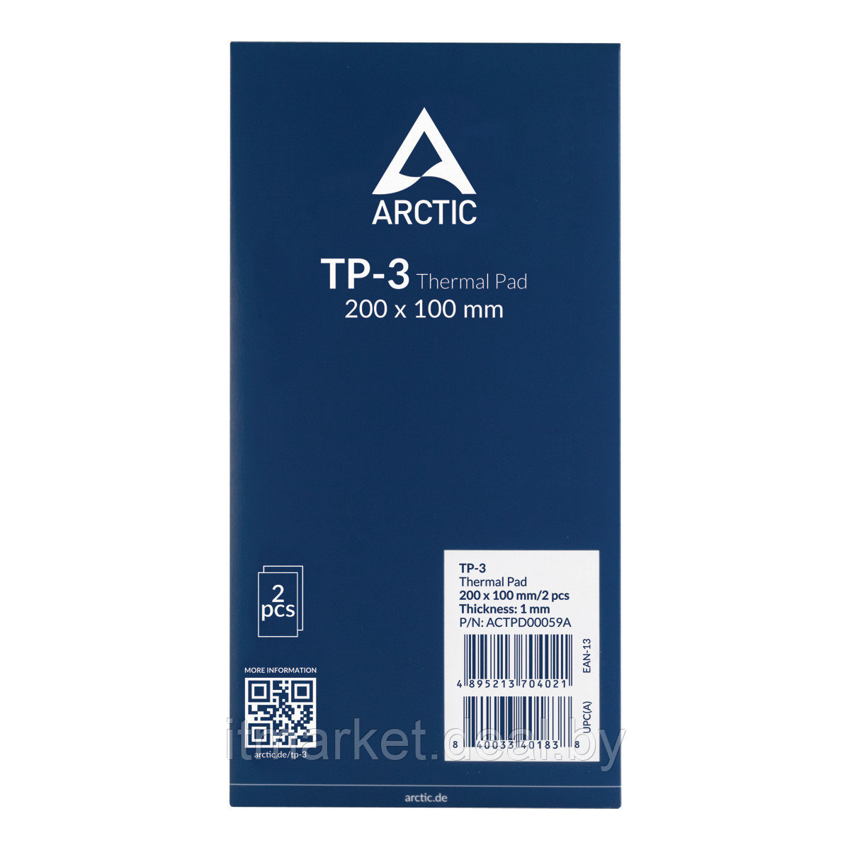 Термопрокладка Arctic Cooling TP-3 2x Pack (ACTPD00059A) - фото 4 - id-p220039342