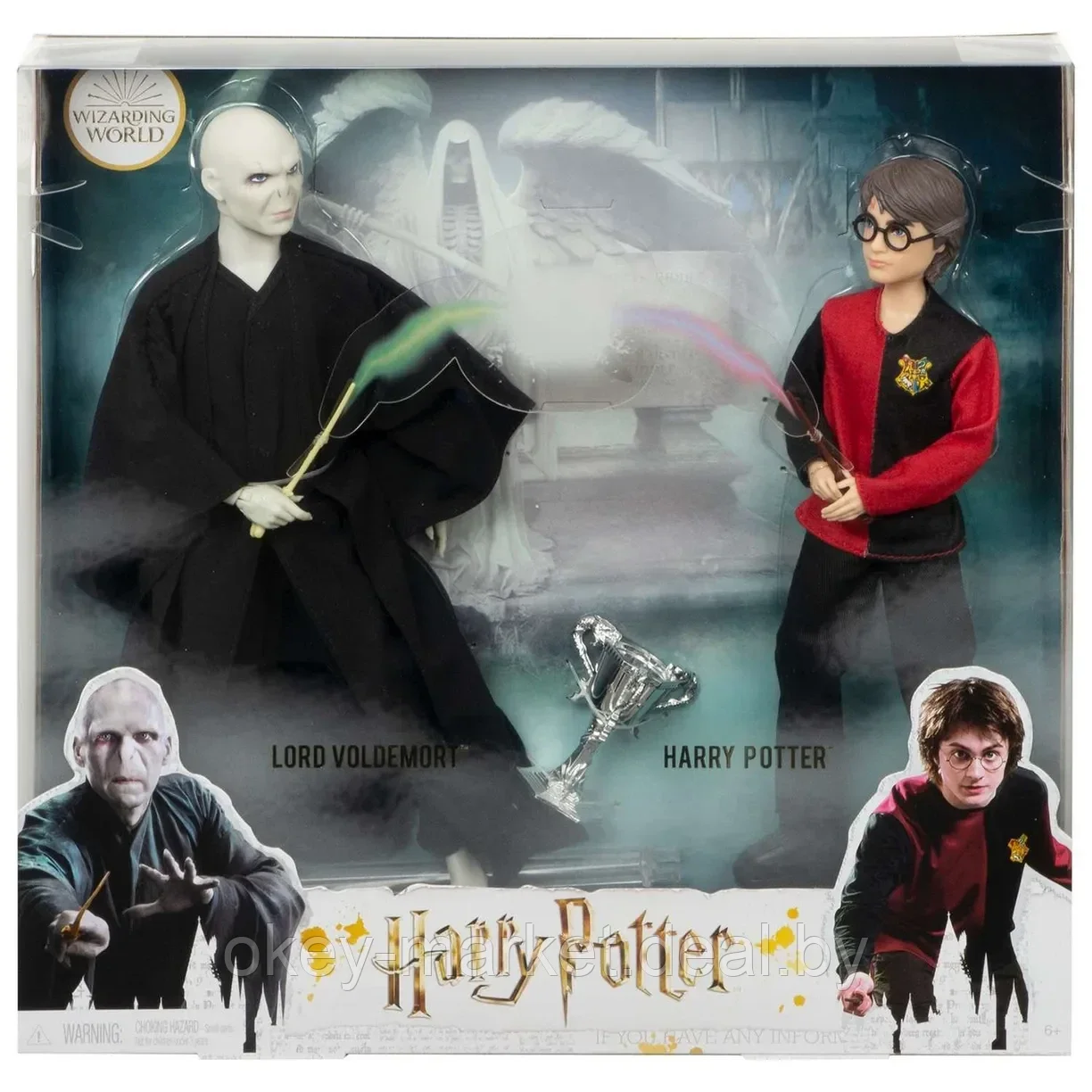 Набор кукол Harry Potter Лорд Волан-де-Морт и Гарри Поттер GNR38 - фото 1 - id-p220039392